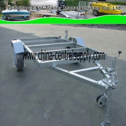 Factory Made Galvanized Utility 8′x4′ Foldable Trailer for Sale CT0020ab