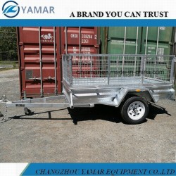 Entry Level Galvanized Box Trailer with Cage