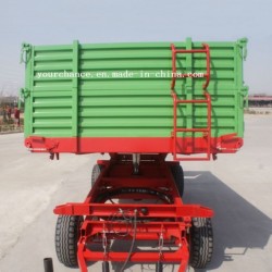 Hot Sale 7cx-6t 6 Tons 3-Way Tipping Four Wheel Farm Trailer for 50-90HP Tractor