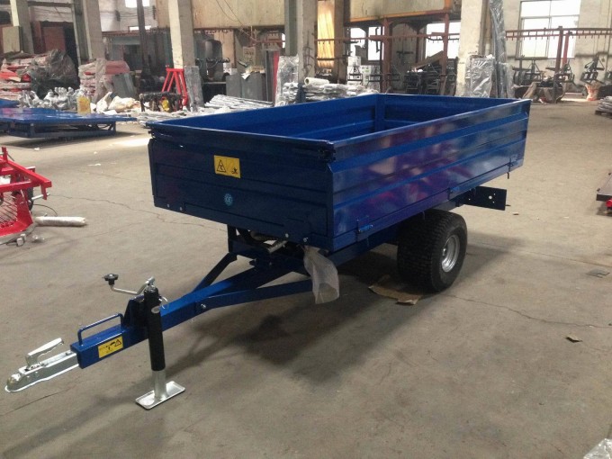 Tractor Tipping Trailer, Dump Trailer, Farm Trailer, Hydraulic Lifing Trailer Image1