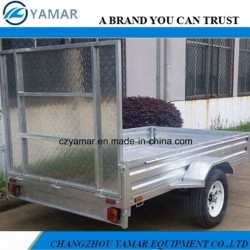 Galvanized Box Trailer with Alumiunm Ramp