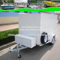 Factory Made Galvanized 10X5 Cage and Box Trailer (CT0080E-5)