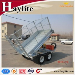 8X5 Australia Farm Dump Trailer with Cage