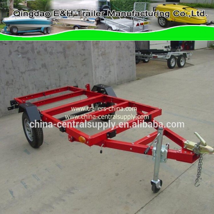 Manufacturer Hot Sale Galvanized 4′ X 8′ Foldable Trailer (CT0020A) Image1