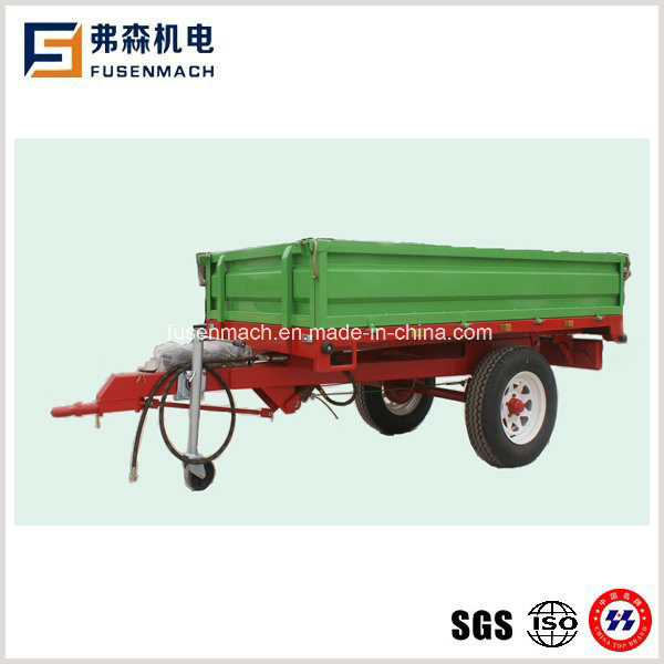 1.5ton Rear Tipping Inertia Brake Trailer Image1