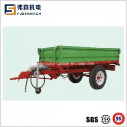 1.5ton Rear Tipping Inertia Brake Trailer