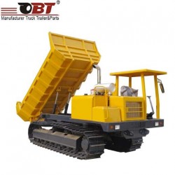 Self-Dump Design Crawler Trailer for Winter Transportation