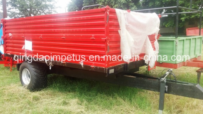 5 Ton Two Panels Farm Tipping Trailer Hot Selling in Africa Image1