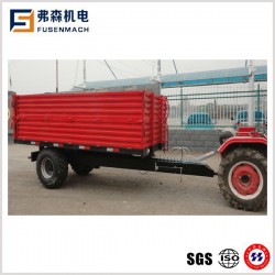 5ton Single Axle Boxer Trailer Rear Dumping for 4wheel Tractor