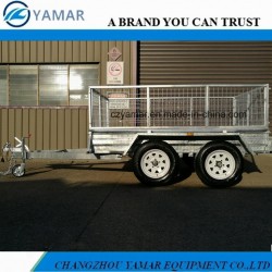 Galvanized Cargo Trailer with Cage