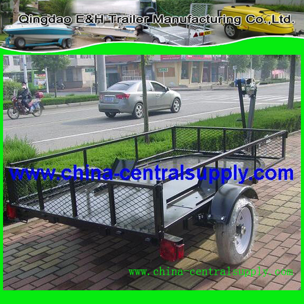 Fiberglass and Galvanized 2.8X1.4m Utility Trailer (BJ0095) Image1