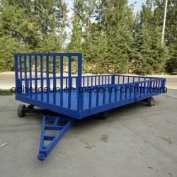 5 Tons Platform Farm Trailer with High Railing