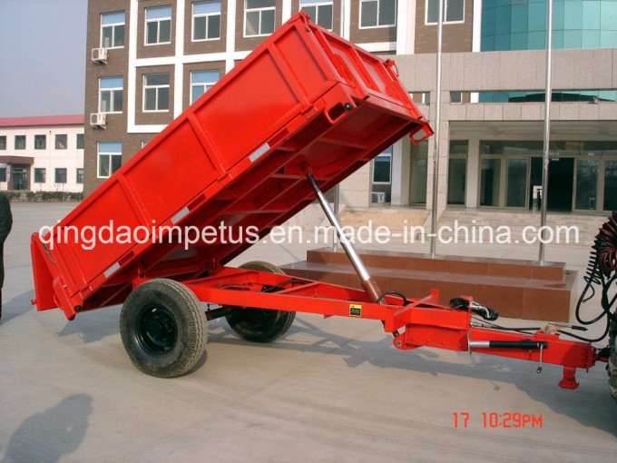 Rear Tipping 2 Ton Farm Trailer for Tractor Image1