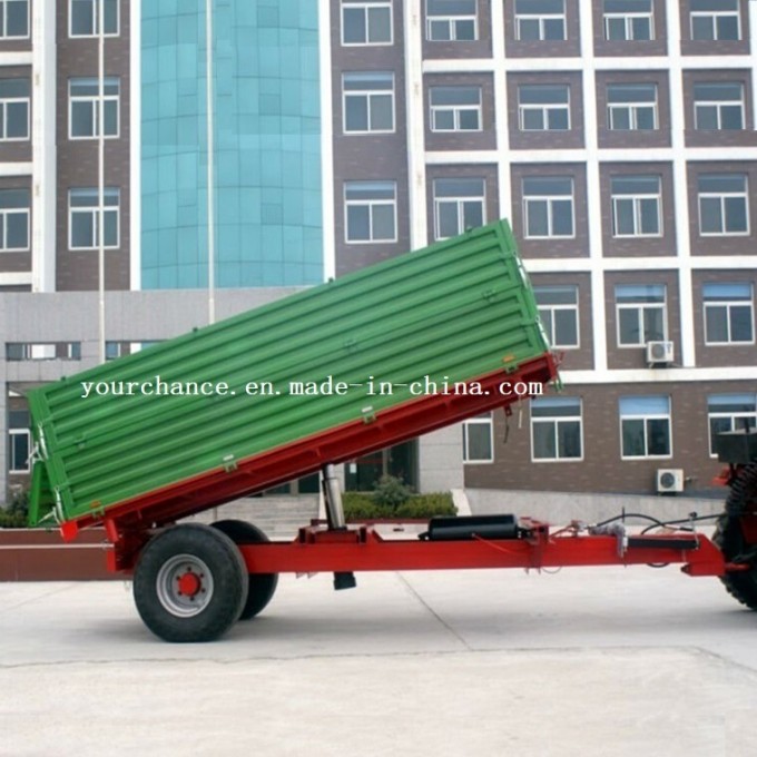 America Best Selling 7cx-5t 5 Tons Hydraulic Tipping Farm Trailer Image1