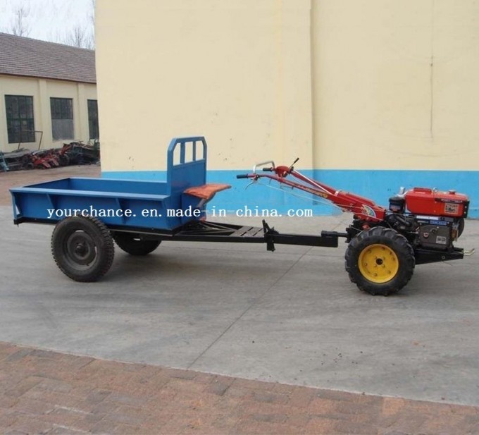 High Quality 7CB-0.5 0.5ton Mini Garden Trailer for 8-12HP Hand Tractor Image1