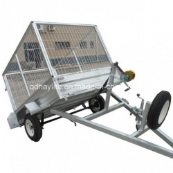 Tipping Tilting Dump Farm Box Trailer