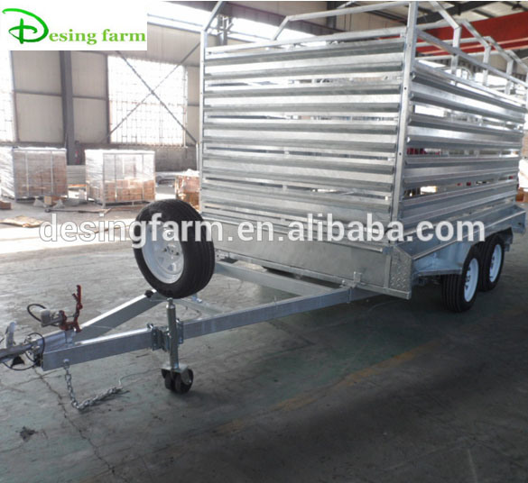 Galvanized Crate 12*6 Livestock Trailer Image1