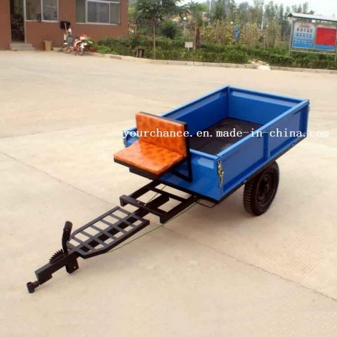 Hot Sale 7CB-0.5 0.5ton Small Farm Trailer for 8-12HP Walking Tractor Image1
