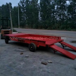 Small Excavator and Road Roller Trailer