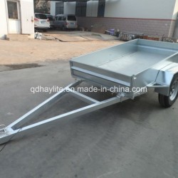 7*4 Single Axle Flat Top Box Trailer