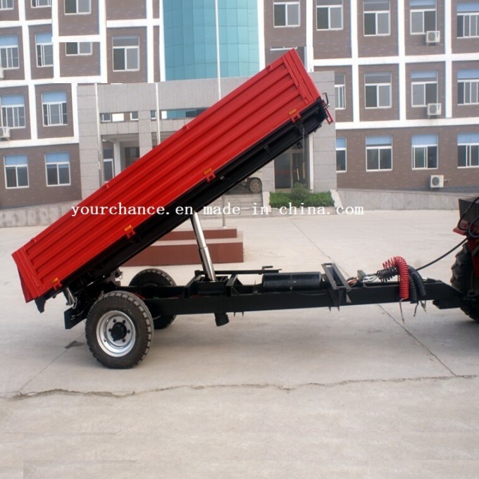 Ce Certificate Europe Hot Sale 7cx-3t 3tons Two Wheels Three Way Tipping Farm Trailer Image1