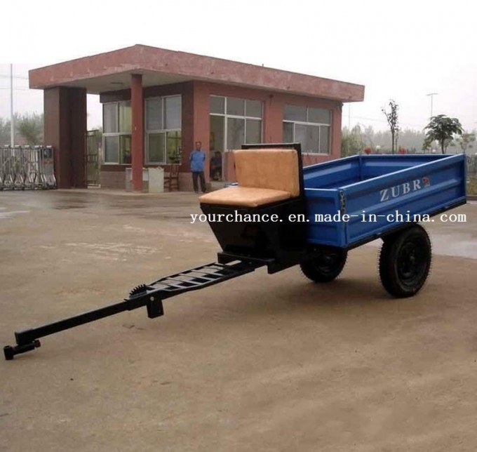 New Product 7CB-0.8 0.8ton Small Farm Trailer for 10-15HP Walking Tractor Image1