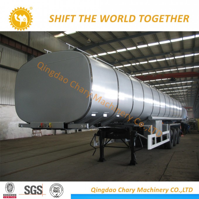 New Style 3axles 42000L Aluminum Alloy Oil Tanker Image1