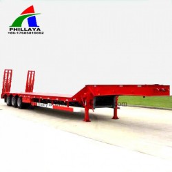 Heavy Load 100t Truck Trailer Lowboy Low Bed Trailer