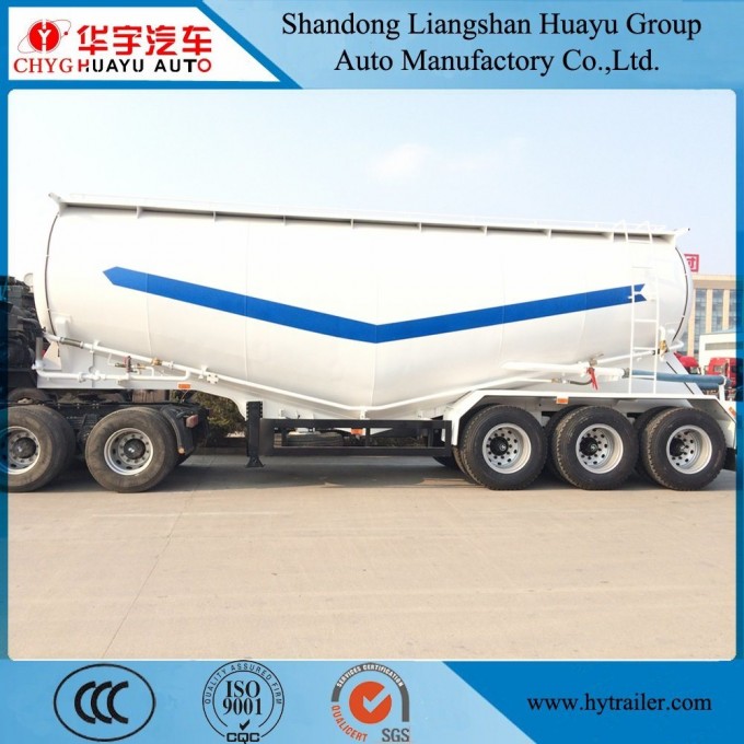 30/35/40/45cbm Bulk Cement Transport Powder Tanker Truck Semi Trailer Image1