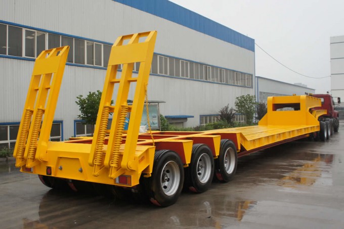 Low Bed Semitrailer Semi-Trailer Trailer Truck Trailer Image1