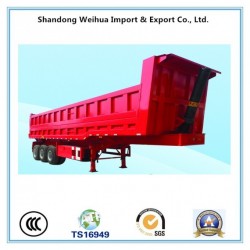 40t Rear Dump Truck Trailer, Tipper Semi Trailer From Manufacture