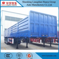 40FT 3 Axle Cargo/Flatbed/Side Wall/Container Utility Semi Truck Trailer for Sino Truk