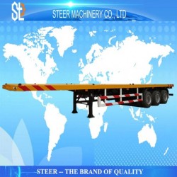 40 FT Container Transporting Flatbed Truck Trailer