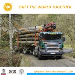 Truck Trailer for Short Wood and Logs Transport