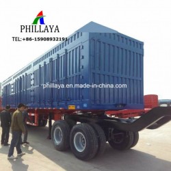 3 Axle Van Body Enclosed Cargo Transport Truck Semi Box Trailer