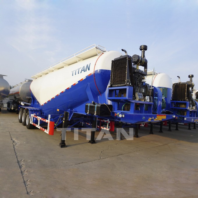 Cement Silos Truck Semi Trailer Silo Trailer for Sale Image1