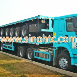 4 axles Bulk Cargo & container truck semi trailer