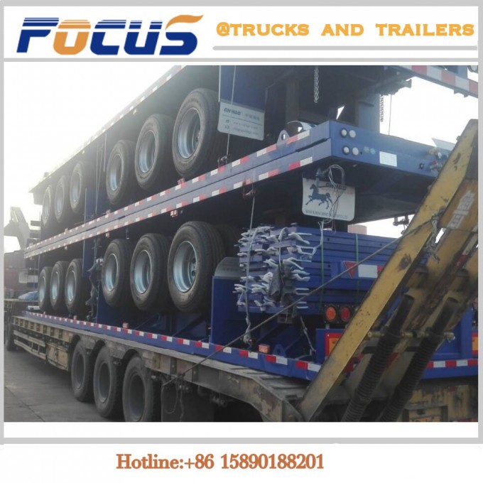 New Truck Trailer, Tri Axles 40FT Semi Trailer for Sale Image1