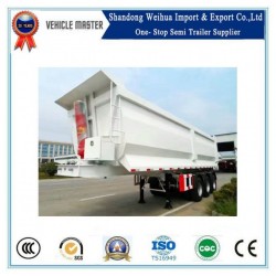 Tri-Axle Rear 40 Cubic Meter Rear Tipper Dumper Truck Hydraulic Cylinder Lift Dump Trailer