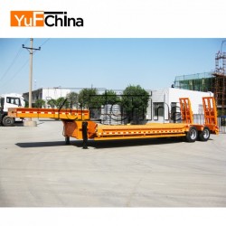 Hot Sale Low Flat Bed Semi Trailer/Truck Trailer