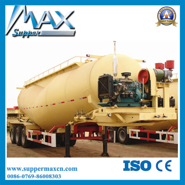 Powder Material Transport Semi Trailer /Bulk Cement Tank Truck Trailer Image1