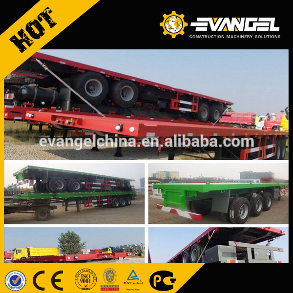 Cimc High Quality Truck Spare Parts Skeleton Semi Trailer with Best Trailer Tire for Sale Image1