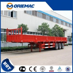 3 Axles 30 Ton 60 Ton Platform Semi Trailer for Tractor Truck