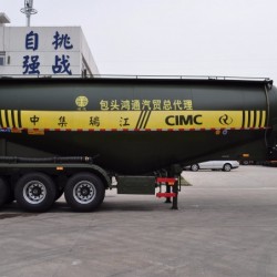 Rjst 55m3 Cement Tanker Truck Semi Trailer
