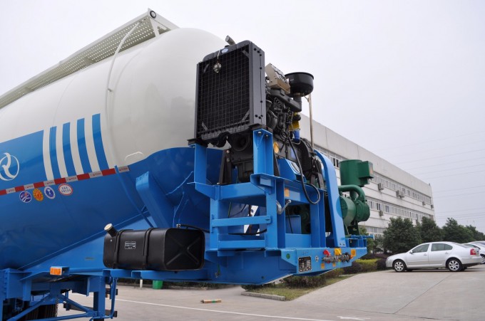 Rjst 45m3 Powder Truck Semi Trailer Image1