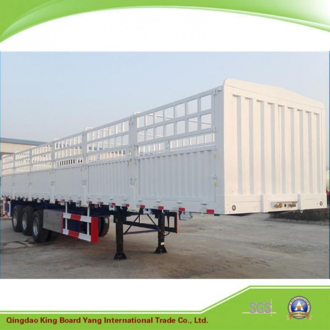 3 Axle Stake Semi Truck Trailer for Transportation Image1