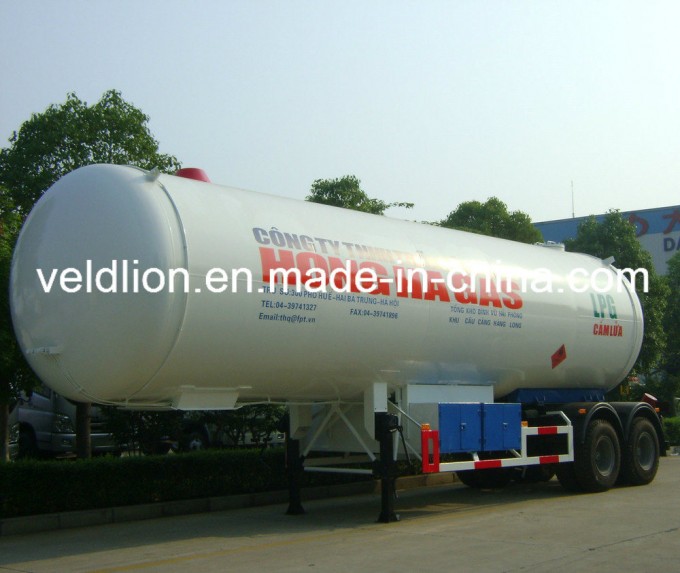 New Design High Quality 56cbm LPG Tank Truck Trailer Image1