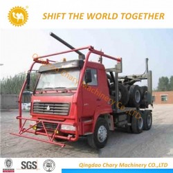 China Factory Supplier 3 Axle Log Carrier Truck Trailer