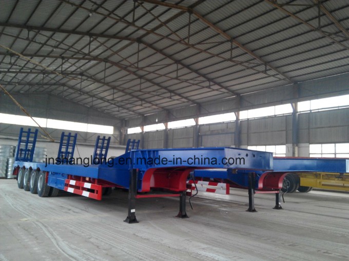 60t 4 Axle 3m-3.5m Extend Width Truck Trailer Image1