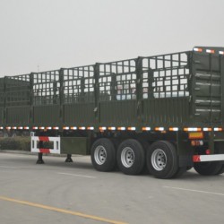 Wallside Truck Semi Trailer/Carbon Steel Wall Side Semitrailer